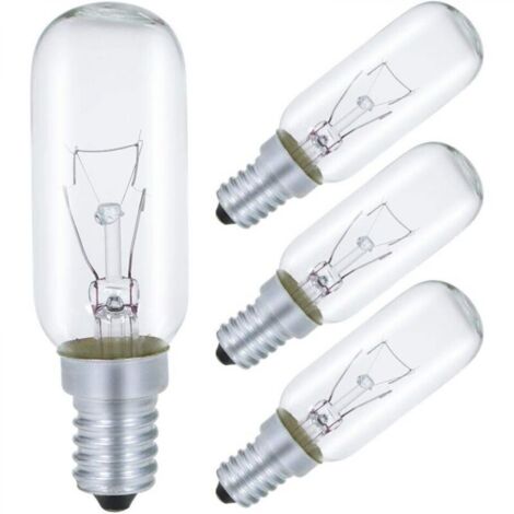 Ampoule Pour Hotte Aspirante E14 40W, 220V Ampoule Incandescence Blanc Chaud 2700K Dimmable, Lot de 4