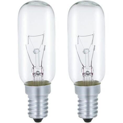 Ampoule Pour Hotte Aspirante E14 40W 230V 2700K Blanc Chaud Dimmable Pack de 2