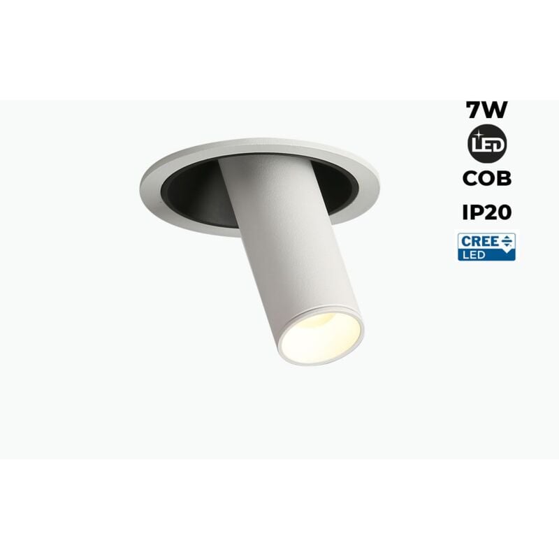 Barcelona Led - Spot led encastré orientable 'alai' - Zoom - 100mm - 2800K - led - Blanc