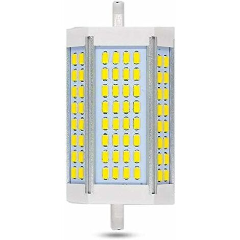 Ampoule R7S LED 118mm 30W Dimmable, 3000LM, Blanc Froid 6000K, Équivalent Crayon Halogène R7S J118 200W 300W, 200 Degrés de Lumière, Lampe R7S 118mm Dimmable LED pour Applique/Lampadaire/Projecteur [C