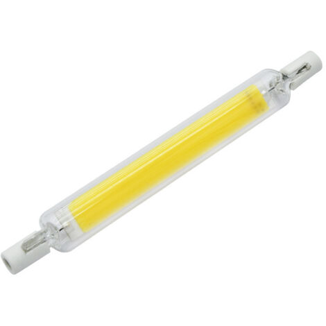 Ampoule R7S LED 118mm Dimmable, 20W R7S Ampoules LED COB, R7S LED 118mm Haute Lumière Blanc Froid 6000K, 1000LM, éclairage à faisceau 360 °, Sans Scintillement, AC 220-240V, Pack de 2 [Classe énergéti