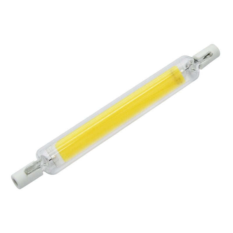 Ampoule R7S led 118mm Dimmable, 20W R7S Ampoules led cob, R7S led 118mm Haute Lumière Blanc Froid 6000K, 1000LM, éclairage à faisceau 360 °, Sans