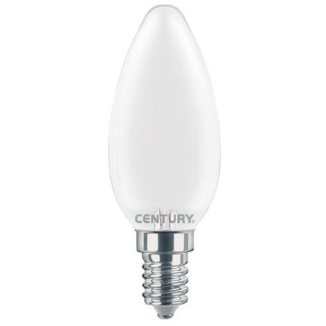 Ampoule Satinée Led E14 4 W Olive Blanc Médium 470 Lm