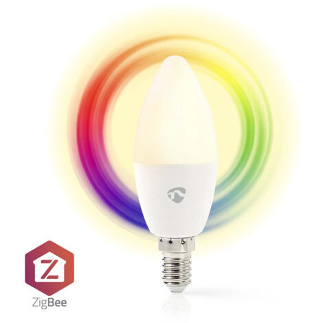 AMPOULE SMARTLIFE TOUTE COULEUR  ZIGBEE 3.0  E14  470 LM  4.9 W  BLANC CHAUD À FRAIS RGB  2200 - 6500 K  ANDROID IOS