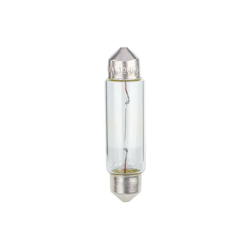 Ampoule -Soffitten 12V, 10W pour eclairage interieur et plaque arriere, emballage : 10 pieces