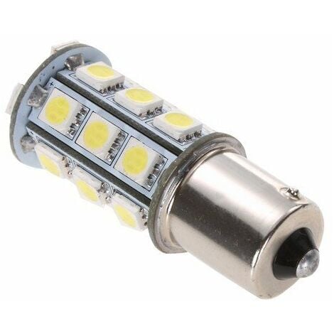 ZSZT Ampoule ba15s led P21W 12V 5W, baïonnette unique Contact, Blanc Chaud  3000K, étanche Lampe, pour Bateau, RV, Auto Voiture, extérieur Éclairage de