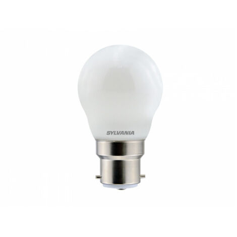 Ampoule Sphérique Led 4,5w Blanc Chaud B22 - Sylvania