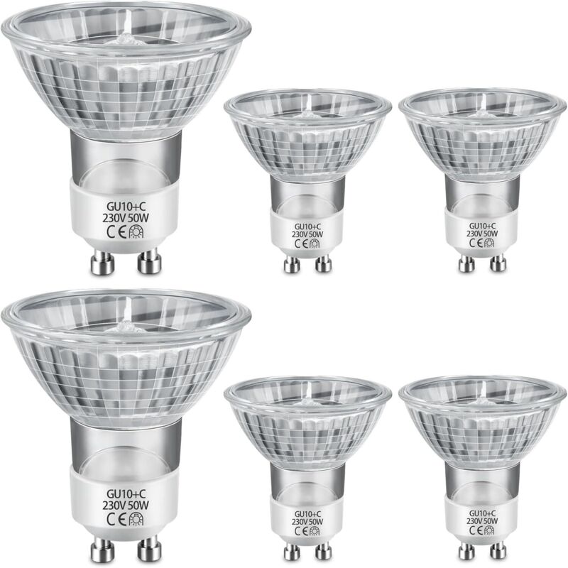 Ampoule Spot GU10, Lampe 220V, Intensité Variable Blanc Chaud 2700K, Grand Angle de Faisceau 38°, Réflecteur pour Eclairage de Salle de Bain, Ampoule Spot GU10, Lampe 220V, Intensité Variable Blanc Chaud 2700K, Grand Angle de Faisceau 38°, Réflecteur pour Eclairage de Salle de Bain,