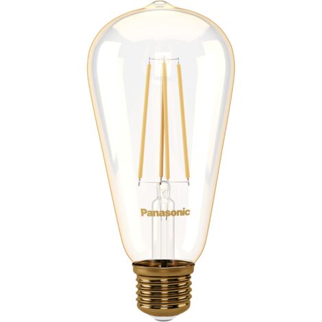 Ampoule ST64 filament LED E27 7W 2000K Panasonic