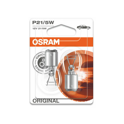 Ampoule Stop 2 Fils - 12V 21/5W Bay15d - Blister 2 Ampoules
