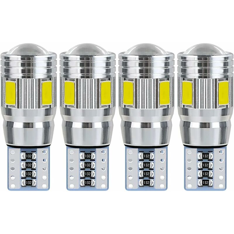 Jusch - Ampoule T10 W5W led plafonnier voiture led interieur veilleuse led voiture Convient pour les feux de plaque d'immatriculation, les feux