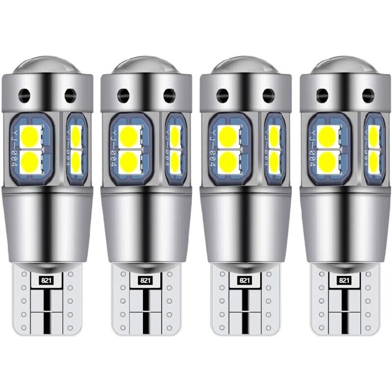 Ampoule T10 W5W led plafonnier voiture led interieur veilleuse led voiture Convient pour les feux de plaque d'immatriculation, les feux latéraux, les