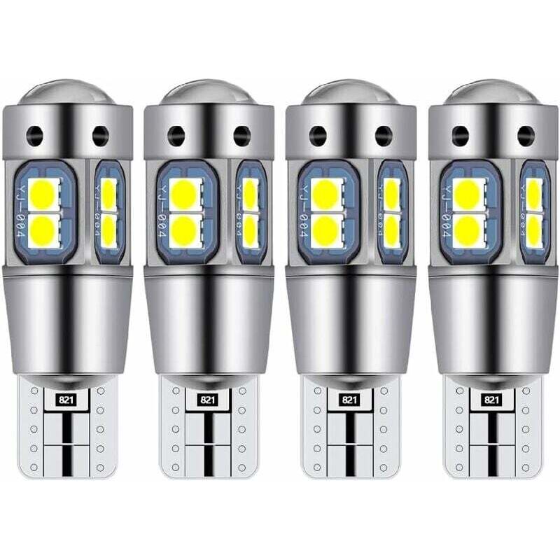 Ampoule T10 W5W led plafonnier voiture led interieur veilleuse led voiture Convient pour les feux de plaque d'immatriculation, les feux latéraux, les