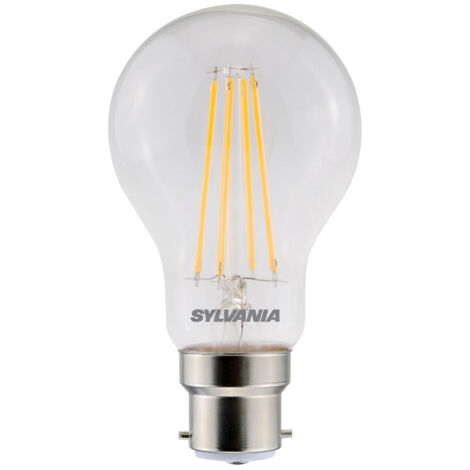 Ampoule Transparente Classic Poire Led B22 7w 806lm Blanc Chaud Dimmable - Sylvania
