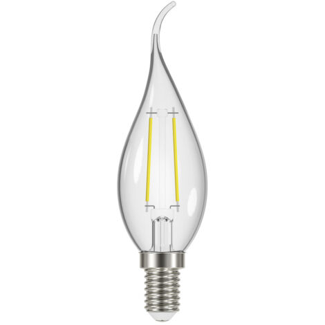 Ampoule Transparente Flamme Led E14 2.1w 250 Lm Blanc Chaud - Prolight