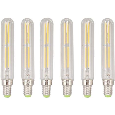 Ampoule tubulaire LED 4W E14 2300K T20x120 220-240V pour l'éclairage, 2 pièces