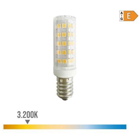 Ampoule tubulaire LED E14 6,5W 800lm 3 200k lumière chaude EDM