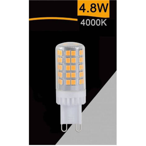 Ampoule Tubulaire Led Smd G9 4,8 W 600 Lm, Lumière 3 000 K 6 500 K 4 000 K Sparac-g9-4,8 W-ce5