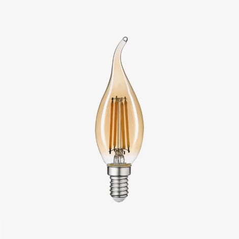 Ampoule Vintage  Bougie Souffle du Vent  LED 4W 2500K