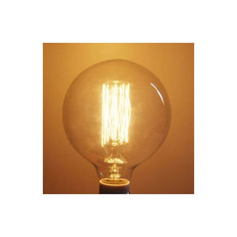 Ampoule vintage incandescente 40W E27 G95 bulb Edison