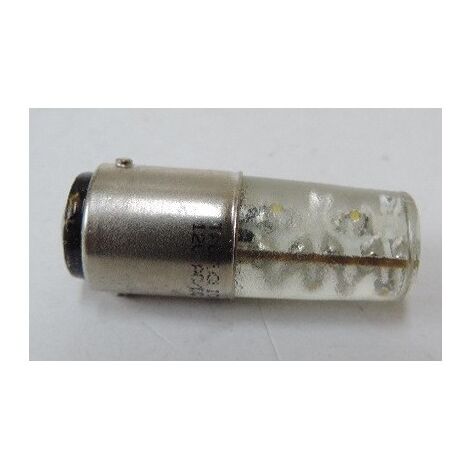 Ampoule voyant LED 0.96W tube 15x41mm 6000K culot BA15d 12V AC/DC 80mA BAILEY LBS4108CB12W