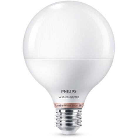 Ampoule WiFi PHILIPS WIZ Globe E27 11W couleurs 1055lm