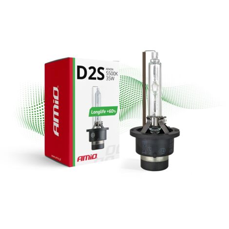 Ampoule xénon à filament xénon D2S 5500K AMiO LONG LIFE AMIO-01974