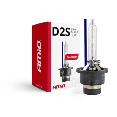 Ampoule xénon à filament xénon D2S 8000K AMiO PREMIUM AMIO-01977