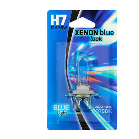 Ampoule Xénon Blue H7 - 12 V - PX26d - 55W - Feux de croisement - Feux de route - Feux antibrouillard