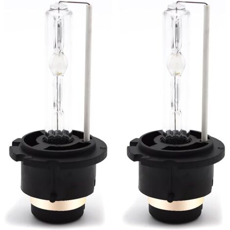 Ampoule Xenon D2S 6000k - Remplacement HID LED, Lot de 2 Ampoules 35W pour Phare de Voiture 12V