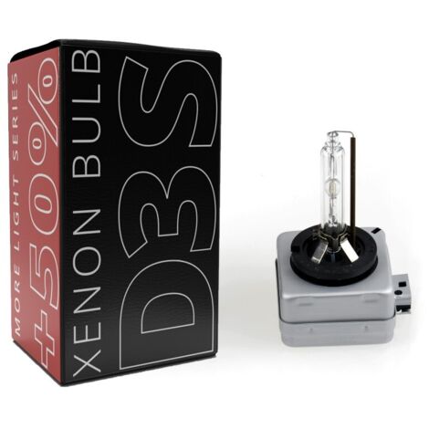 Ampoule xénon D3S 35W 4800K 42V +50% Lumière, 1 pièce.