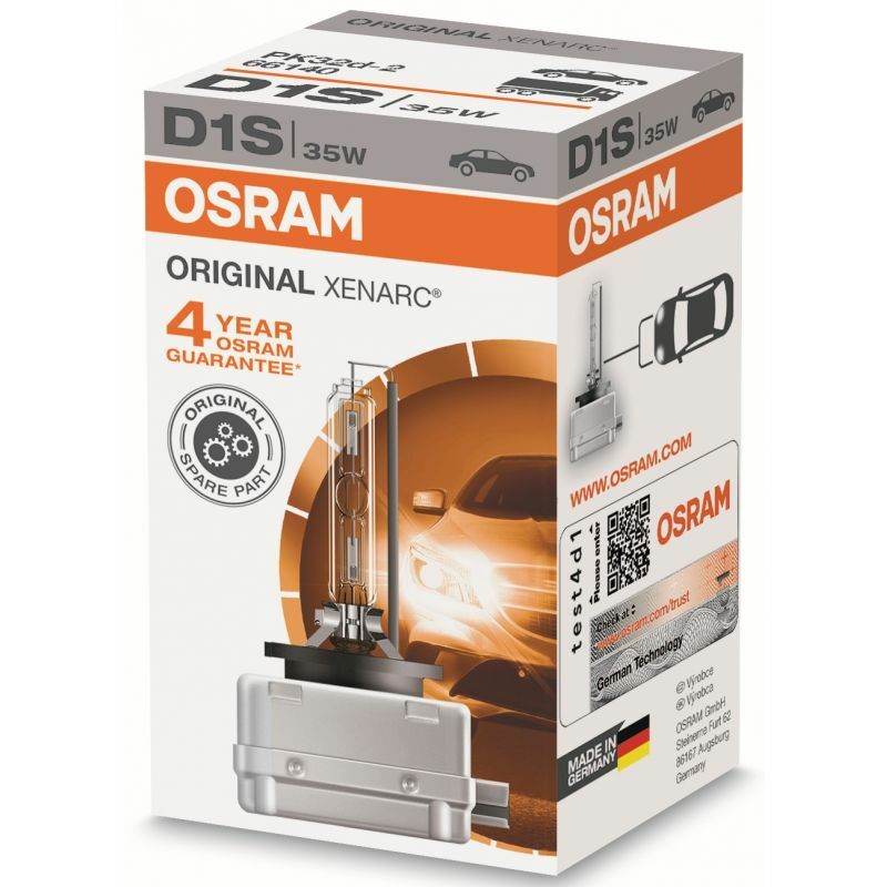 1 Ampoule Xénon auto Osram xenarc® original D1S 66140 - Transparent