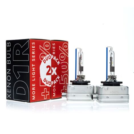 Ampoules au xénon D1R 35W 4800K 85V +50% Lumières, 2 pièces.