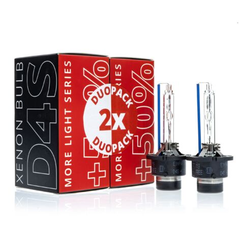 Ampoules au xénon D4S 35W 4800K 42V +50% Lumières, 2 pièces.