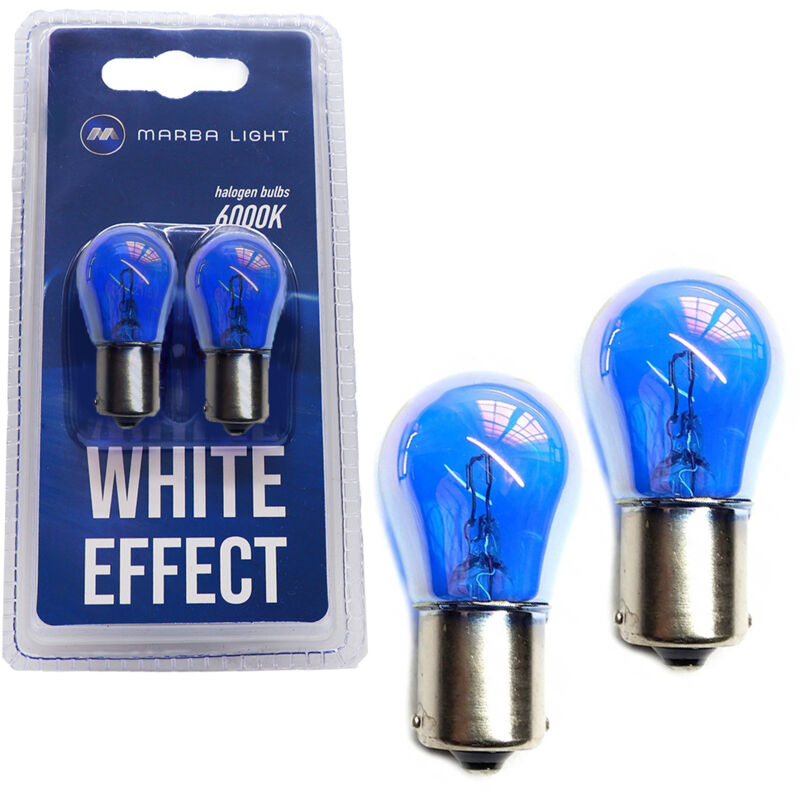 Ampoules blanches MARBA LIGHT WHITE EFFECT P21W 21W