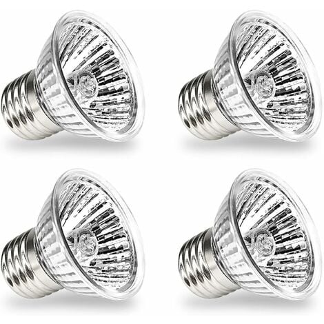Bonlux 50W Lampe chauffante infrarouge Dimmable E27 R63 Ampoule Rouge lampe  chau