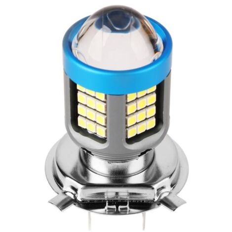 Ampoules de phare de moto Ampoule de phare de moto LED blanc haute luminosité large vue en alliage d\'aluminium BA20D H4