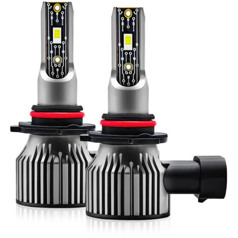Ampoules de phares LED 9005/HB3, étanches IP68, ampoules de phares de voiture LED 6500K 120W 12000LM, phares LED lumineux, 2 pièces