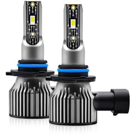 Ampoules de phares LED 9006/HB4 étanches IP68 pour voiture, 6500K, 120W, 12000LM, lot de 2
