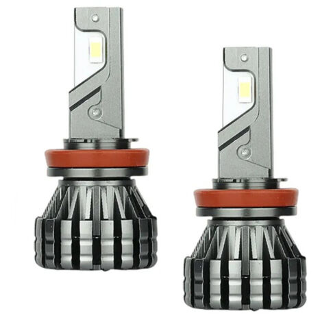 Ampoules de phares LED H11/H8/H9 pour voiture, kit de conversion de phares LED 70 W, 14 500 lumens, 6 000 K, super lumineuses, feux de route/feux de croisement, lot de 2