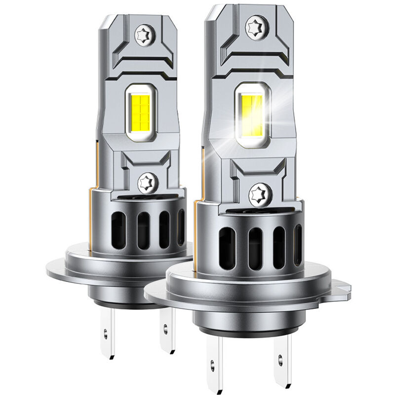 Longziming - Ampoules H7 led pour phares de voiture, feux de croisement et feux de route, remplacement lumineux des ampoules halogènes H7 ,