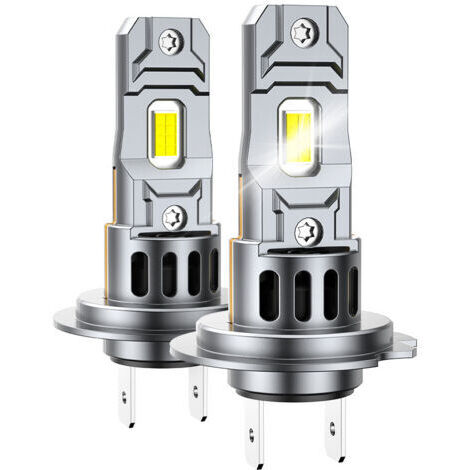 Ampoules H7 LED pour phares de voiture, feux de croisement et feux de route, remplacement lumineux des ampoules halogènes H7 , conception 1:1, plug-n-play