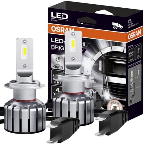 Ampoules H7 LEDriving HLT BRIGHT LED OSRAM 18W 24V 64215DWBRT PX26d - CAMION / POIDS LOURD