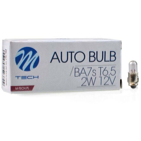 AMPOULES HALOGENES BA7S T6.5 12V 2W (BOITE DE 10) MTECH