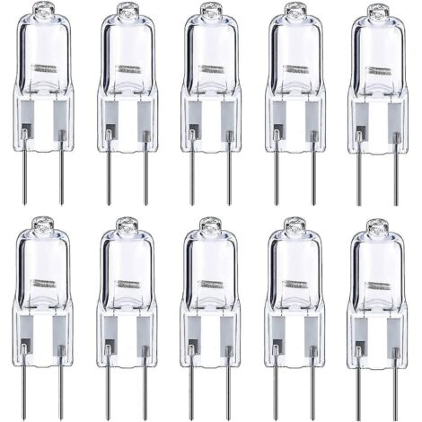 Ampoules Halogènes CREA G4 Ampoule 12v 10w, Blanc Chaud, Paquet De 10
