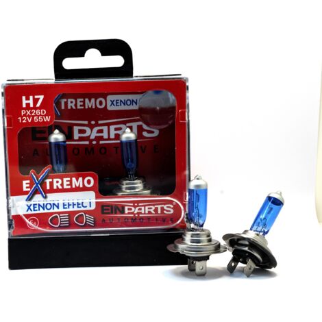 Ampoules halogènes EinParts H7 12 V 5 000 K Blanc 55 W PX26d, 2 pièces