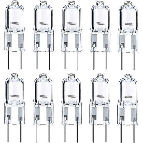 Ampoules Halogènes G4 Ampoule 12v 10w, Blanc Chaud, Paquet De 10