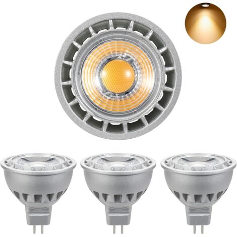 Ampoules Halogènes GU10(6 Pièces), Ampoule Spot AC 230V 35W, Halogènes GU10 35 Watt Dimmable, 2700K Blanc Chaud Pour Cuisine, Bureau, Maison [Classe énergétique G]