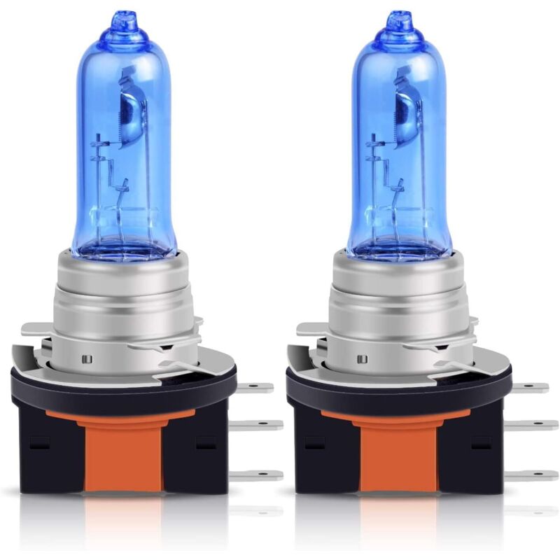 Dpzo - Ampoules Halogènes H15-12V 15/55W Phares Feux de circulation diurne drl 4300K, 2 Pièces