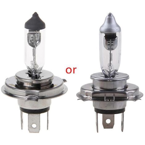 Ampoules halogènes H4, lumière blanche intense, xénon, feux de route/croisement, 60 W/55 W, phares à moteur